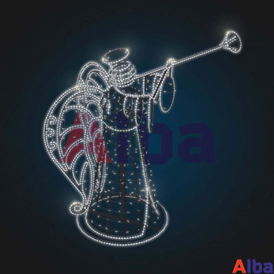 Новогодний Ангел световой