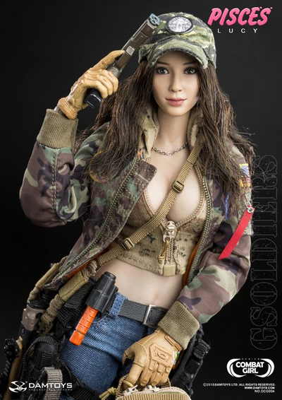 Кофта (худи) женская 1/6 (DCG004) - DAMTOYS