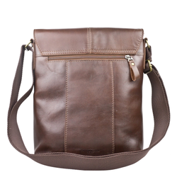 Кожаная мужская сумка Melazzo Premium brown (арт. 
5073-53)