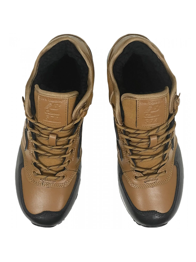 New Balance 574 Mid Brown Black с мехом