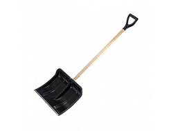 Лопата для уборки снега Cycle Богатырь Standart, с деревянным черенком, 500 x 397 мм 46527