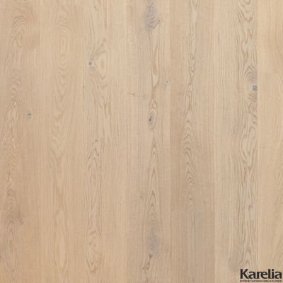 Паркетная доска Karelia Дуб Story Hamlet White 1-полосная матовый лак 2G с фаской толщина 14 мм 2.72 м2