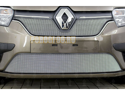 Защита радиатора Renault Logan 2018- / Renault Sandero 2018- (chrome низ)
