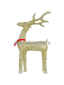 Фигурка светящаяся "Олень" золотой  HT-100cm