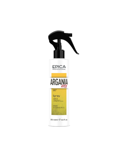 "EPICA Professional" Argania Rise ORGANIC Спрей для придания блеска волосам с комплексом масел, 250 мл (Эпика)
