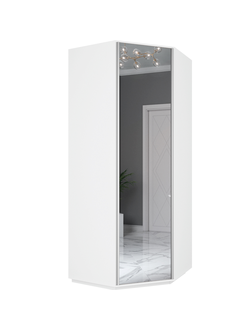 Шкаф-купе Экспресс Угловой с зеркалом (Е1) 900*900 мм высота 2200*2400 мм