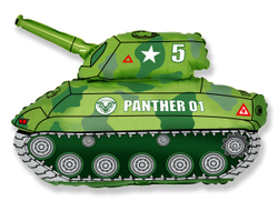 Фольгированный шар " Танк"