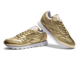 Reebok Classic Золотистые с блеском (36-40)Арт. 302F-A