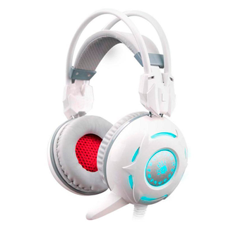 Игровые наушники с микрофоном (игровая гарнитура) A4Tech Bloody COMFORT GLARE GAMING HEADPHONE G300 (белые)