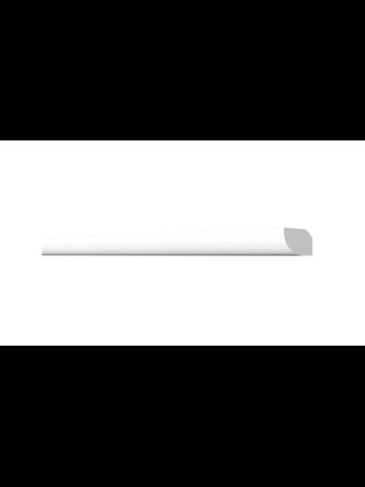 Потолочный плинтус DECOR-DIZAYN DD02, из дюрополимера, под покраску, ударопрочный, 2 метра