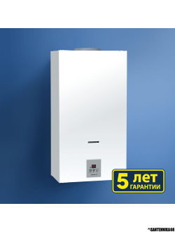 Водонагреватель проточный газовый газовая колонка BaltGaz Premium 14 G цвет – белый, черный