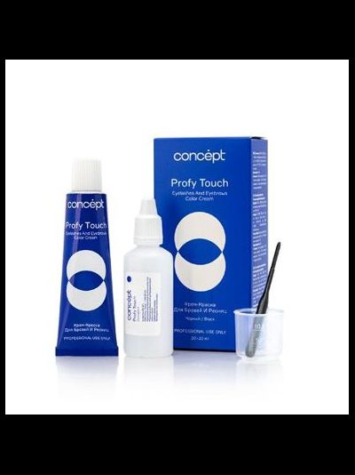 Concept Color look Крем-краска для бровей и ресниц (коричневый), 30+20 мл
