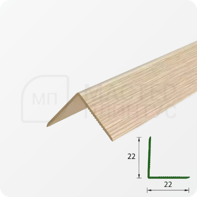 УГОЛ ДЕКОРАТИВНЫЙ 10Х10 УП 01-27.2700.501Л СЕРЕБРО (матовый)
