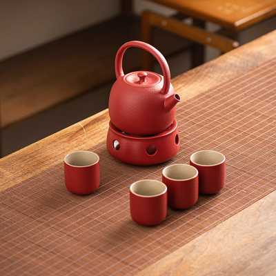 Чайник с подогревом от свечи