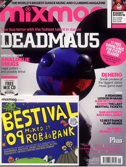 Mixmag Magazine September 2009, Иностранные журналы в Москве, Club Music Magazines, Intpressshop