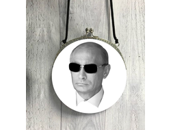 Сумка круглая c Путиным №8