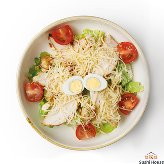 Салат "Цезарь с креветкой"