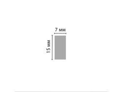 Молдинг гладкий DECOMASTER D052 ДМ(15*7*2900 мм)