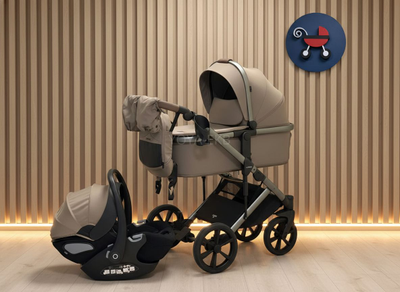 Детская коляска 3 в 1 Luxmom 710 Бежевый