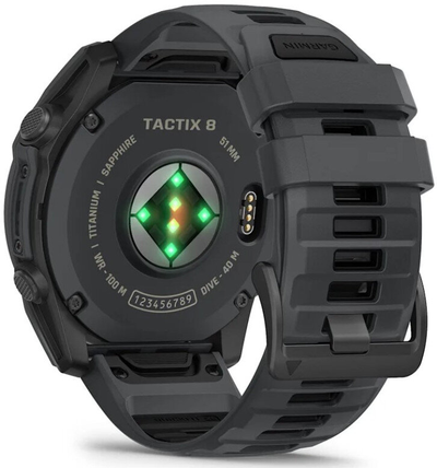 Часы Garmin Tactix 8 - 51mm, Amoled Cerakote Grey