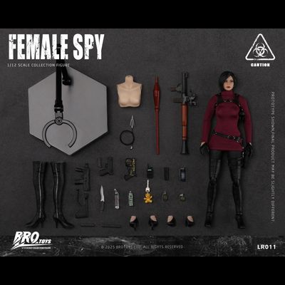 ПРЕДЗАКАЗ - Ада Вонг (Resident Evil 4 Remake) - Коллекционная фигурка 1/12 SCALE Female Spy with Movable Eyes (LR011) - BROTOYS ?ЦЕНА: 13900 РУБ.?