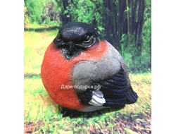 СНЕГИРЬ садовая фигура 8*8см  0,4кг   полистоун Россия 689/012522