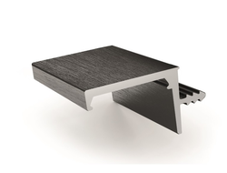 GOLA LED Профиль для верхней базы, под подсветку, врезная, для плиты 18 мм, Черный крацованный, L=...мм  GA0818.VP540.BKBAN.CJ  ARISTO *