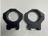Кольца дюраль 34 мм, выс. 16 мм (4 болта)