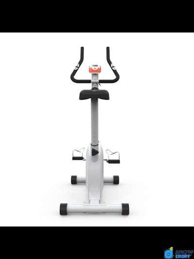 Велотренажер DFC B504BWO магнитный (белый корпус, оранжевая полоса)