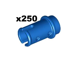 Technic, Pin 1/2 without Friction Ridges, Blue (4274 / 4143005)