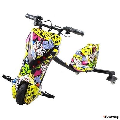 Электрический дрифт карт DRIFT CART MINIPRO T01 Желтый граффити