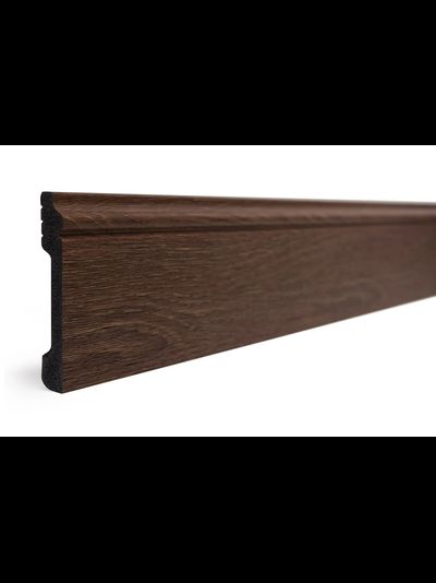 Напольный плинтус Decor-Dizayn 005-81SH, влагостойкий, ударопрочный, 2,4 метра