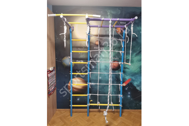 Шведская стенка Romana S7, цвет сиренево-голубой