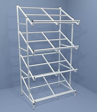 Стеллаж овощной 800мм с 4-мя полками