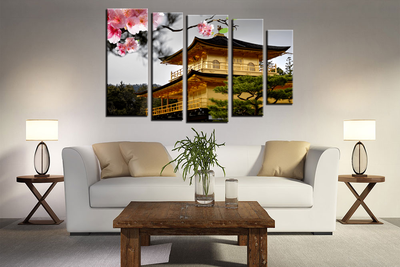 Модульная картина "Архитектура Азии"