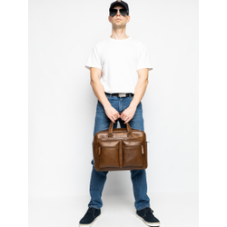 Сумка для ноутбука Riace NEW Premium brown (арт. 1015-63)