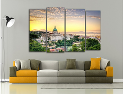 Модульная картина "Итальянские красоты"