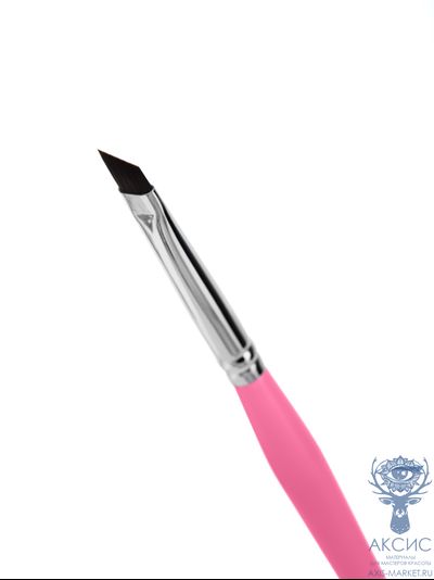 FreiAVIVER Кисть для бровей скошенная Monaco (5мм), розовая