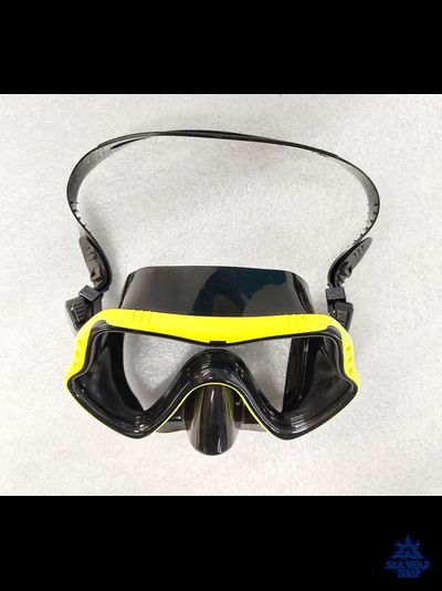 Маска для дайвинга DIVEMASK монолинза силикон б/б