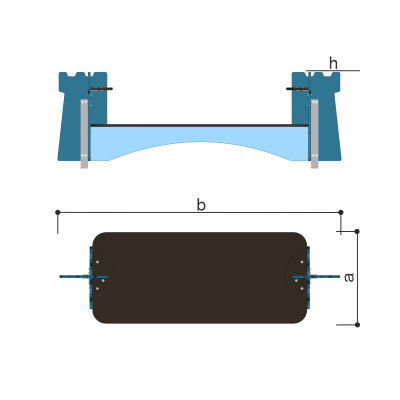 Скамейка двусторонняя (фанера) Romana 057.55.00