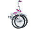 Novatrack 24" (складной) (розовый)