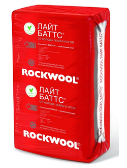 Утеплитель ROCKWOOL Лайт Батс 1200х500х50 мм в упаковке 6 м2