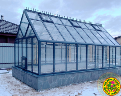 Алюминиевая теплица Честерфилд в Москве элитного дизайна