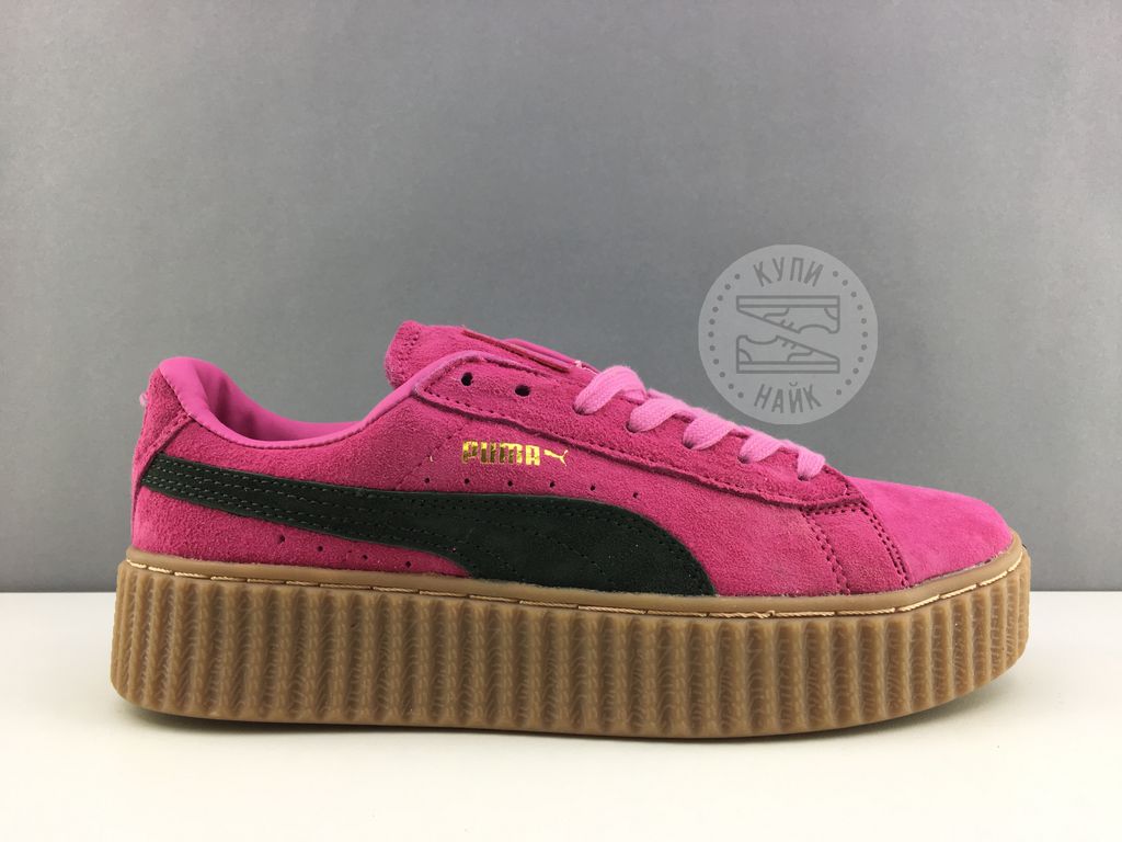 Купить кроссовки Puma Creeper by Rihanna Розовые с черным в СПБ