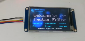 Цветной сенсорный TFT-экран Nextion 400?240 / 3,2” Enhanced для Arduino