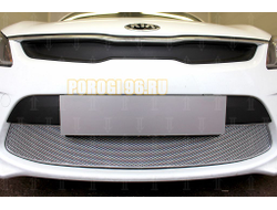 Защита радиатора KIA RIO 2017- chrome низ PREMIUM