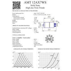 AMT 12AX7 Warm Stone LE - твердотельная “лампа” (поштучно!)