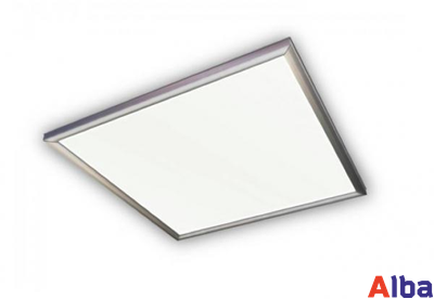 Светодиодная панель ультратонкая 595x595 40Вт 6000К без драйвера серебрянная рамка 40Вт