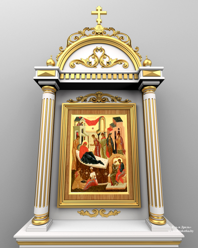 Напольные киоты для икон, SketchUp