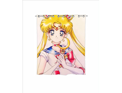 Штора в ванную Сейлор Мун №4